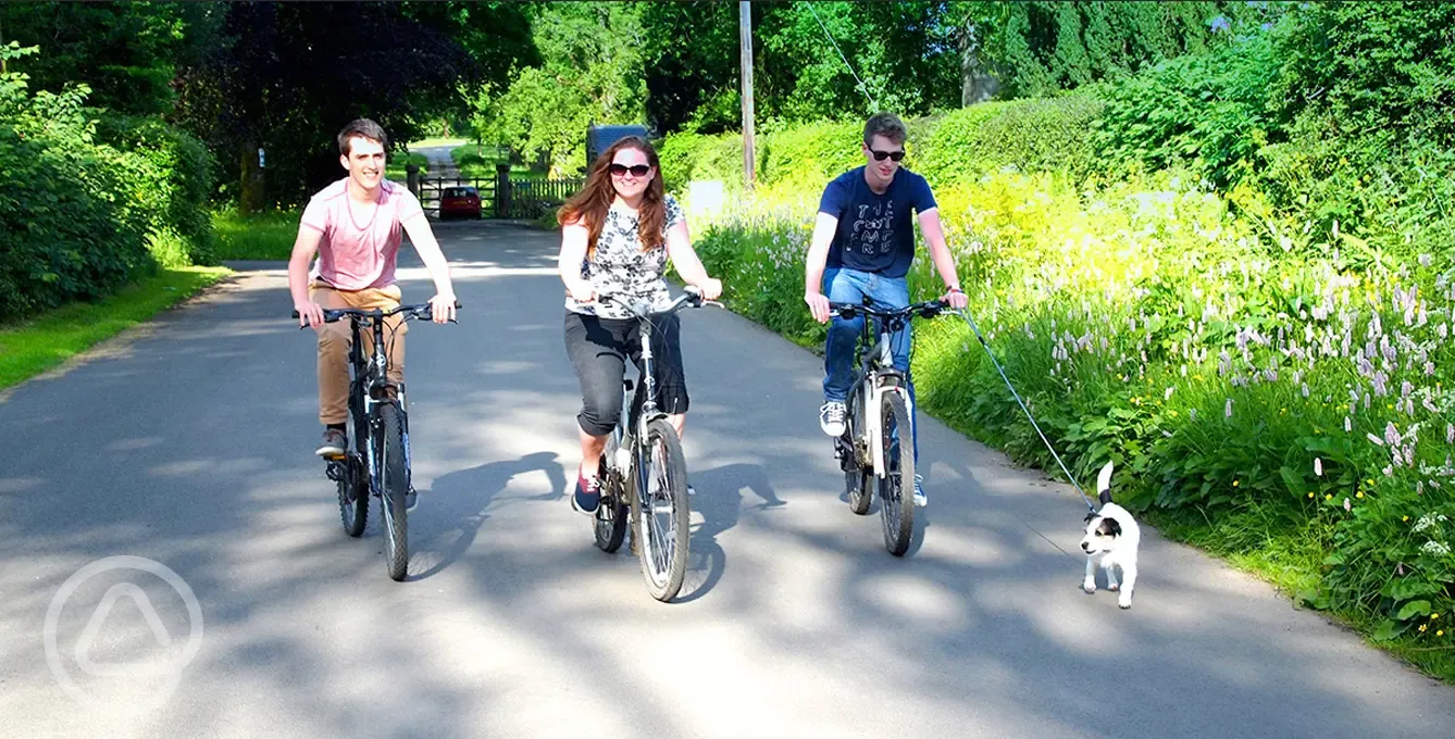 Cycle paths around Blair Drummond Caravan Park Cycle paths around Blair Drummond Caravan Park