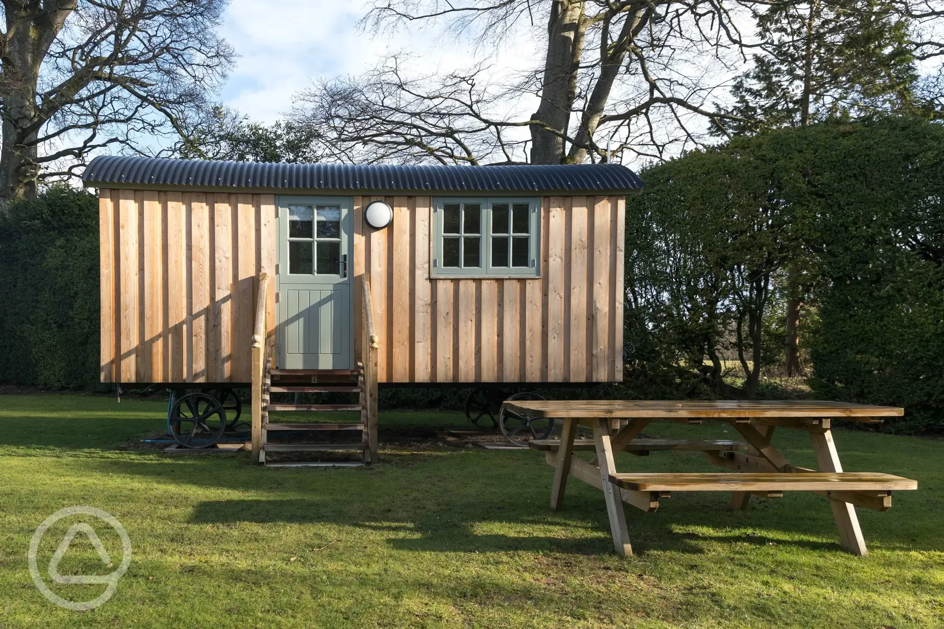 Shepherd's hut at Blair Drummond Caravan Park Shepherd's hut at Blair Drummond Caravan Park