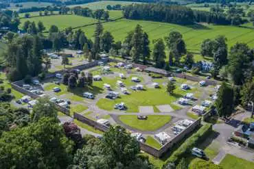 Campsite aerial