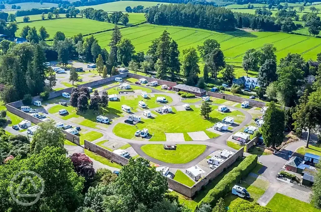 Blair Drummond Caravan Park aerial Blair Drummond Caravan Park aerial