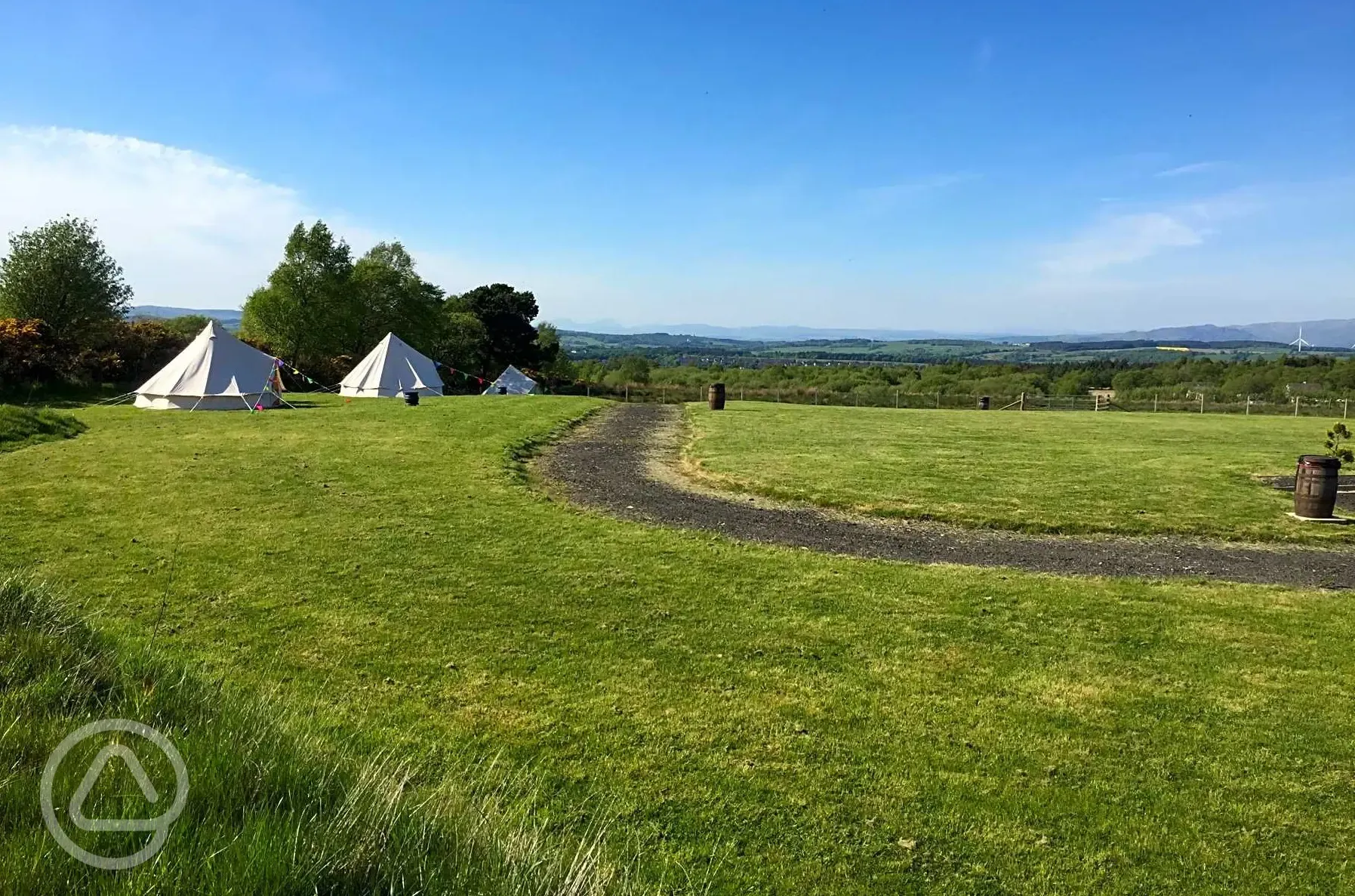 Bell tent view