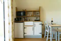 Four person pod kitchen