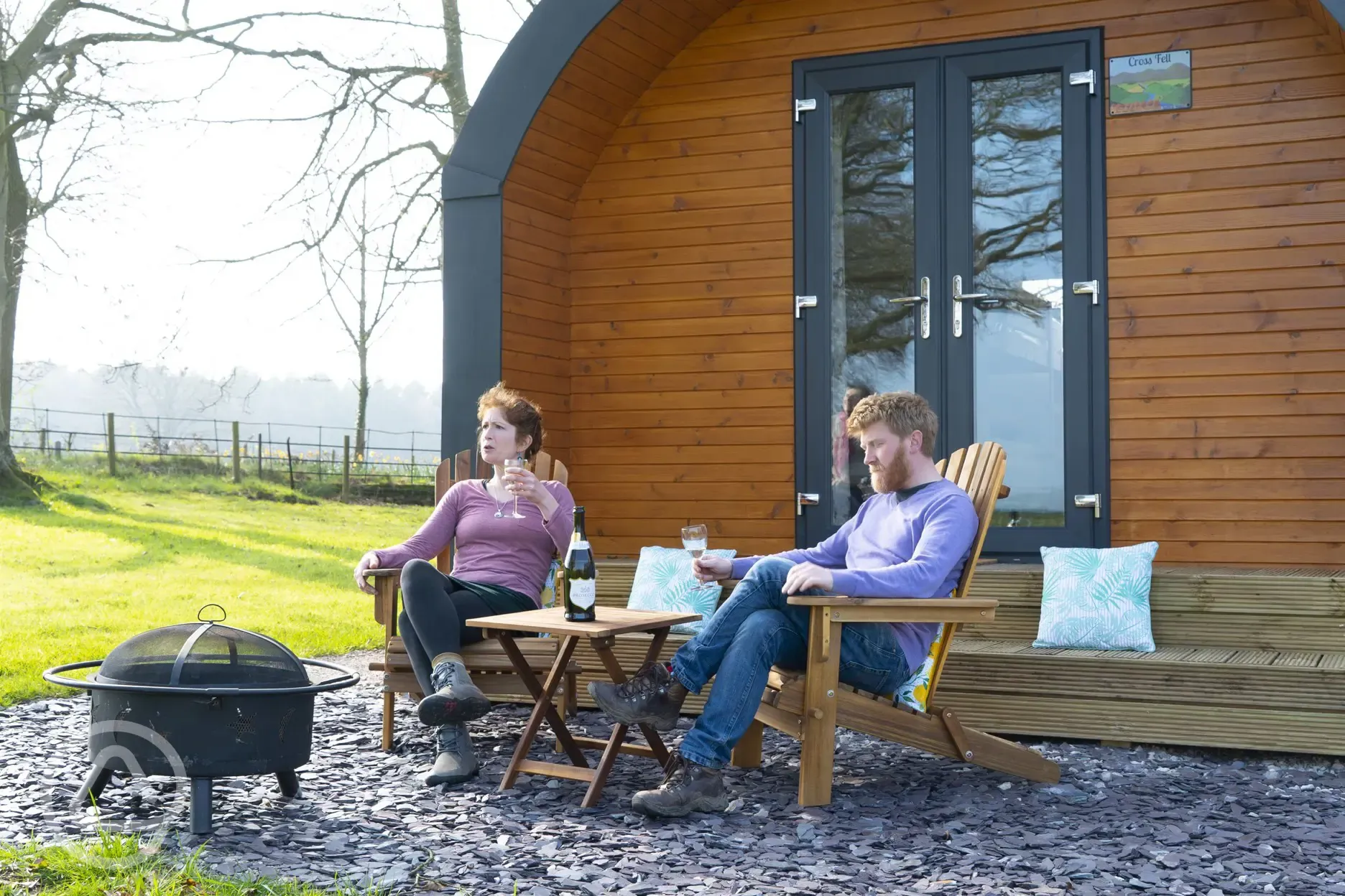 Cross Fell pod and fire pit