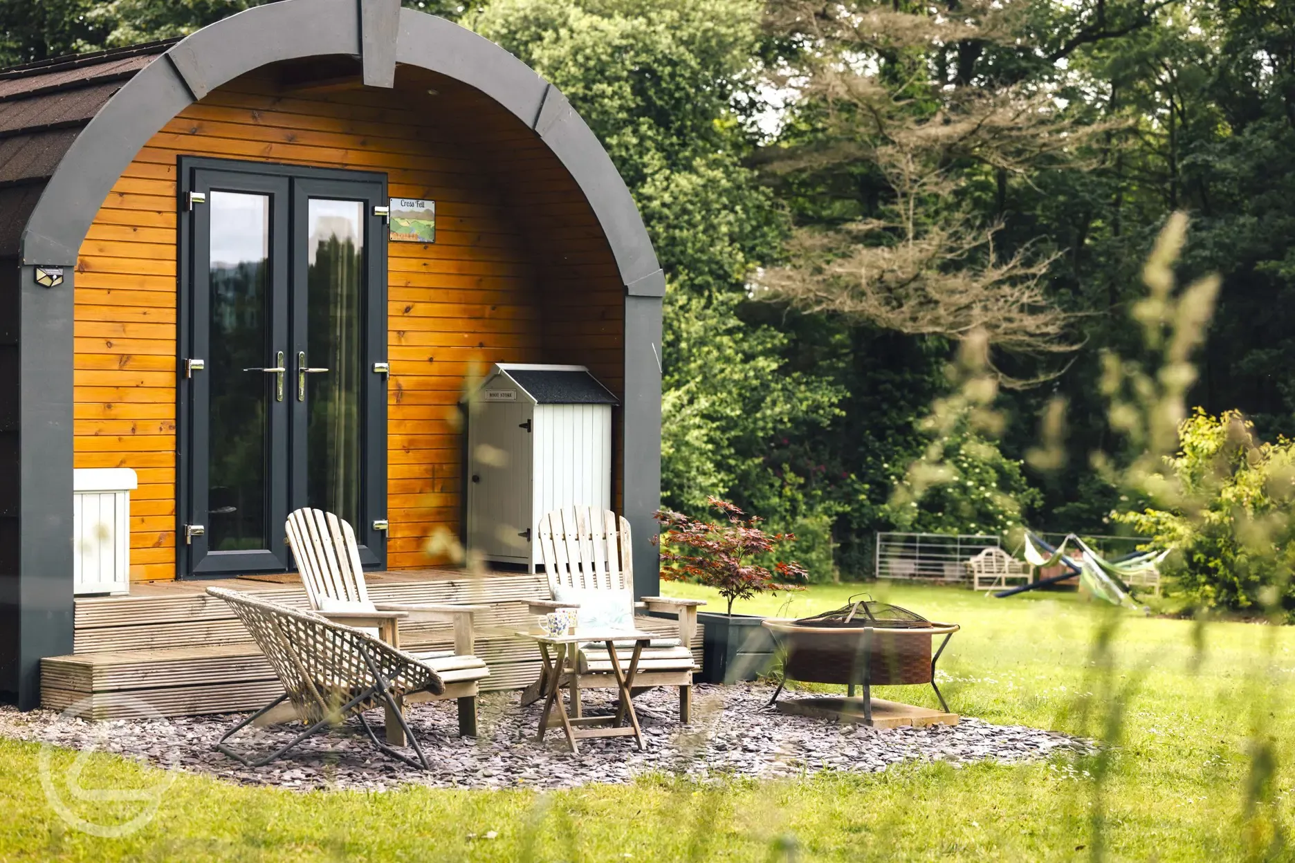 Cross Fell pod and fire pit