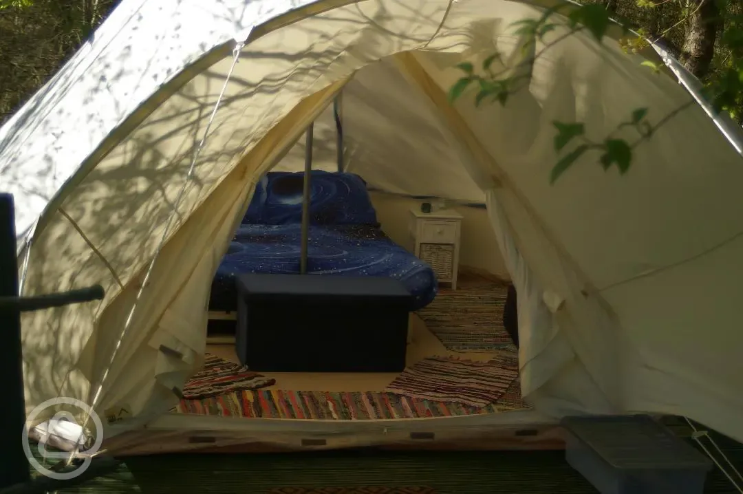 Sky fall glamping tent