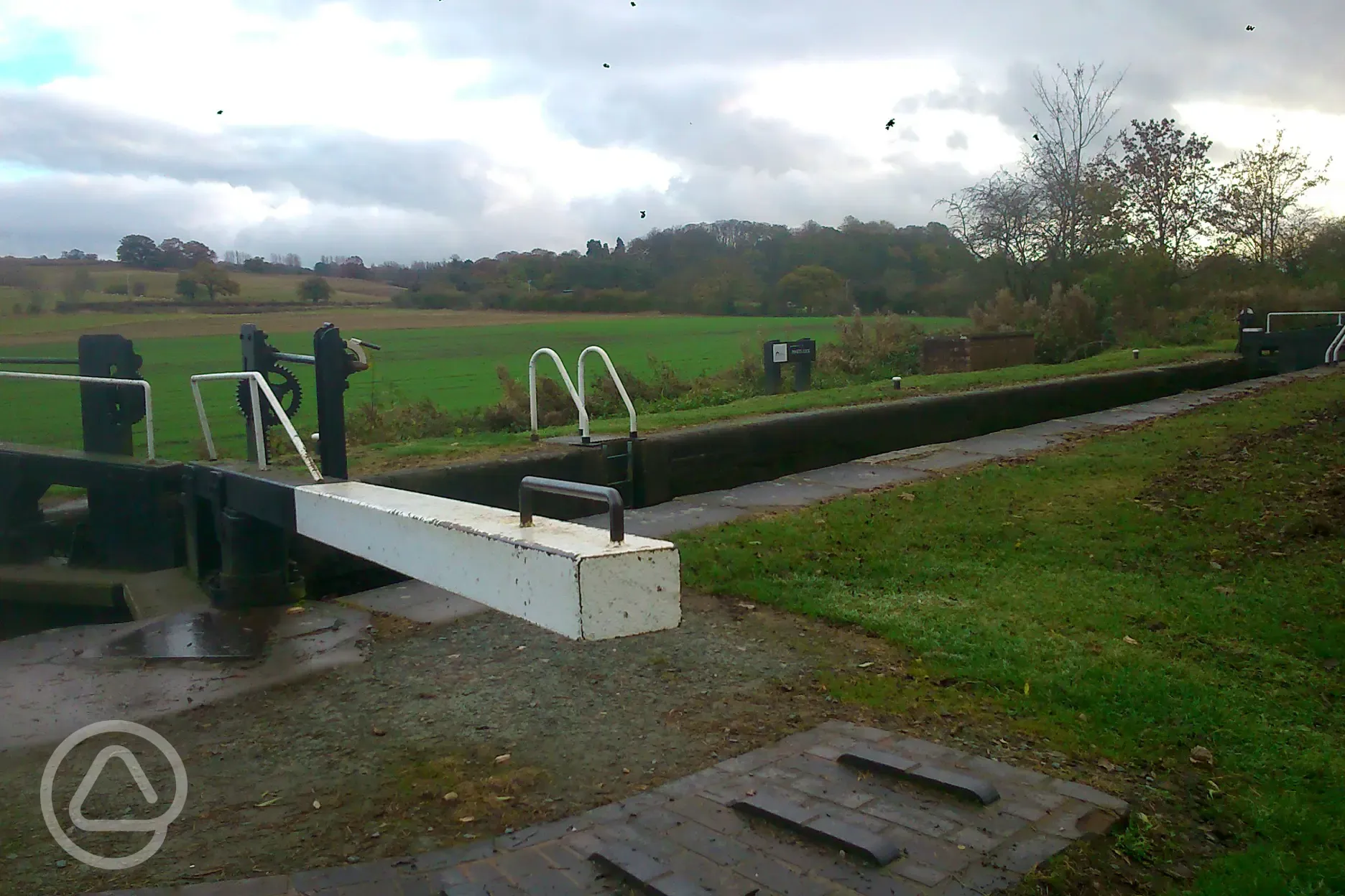 A LOCK ALONG THE CANAL