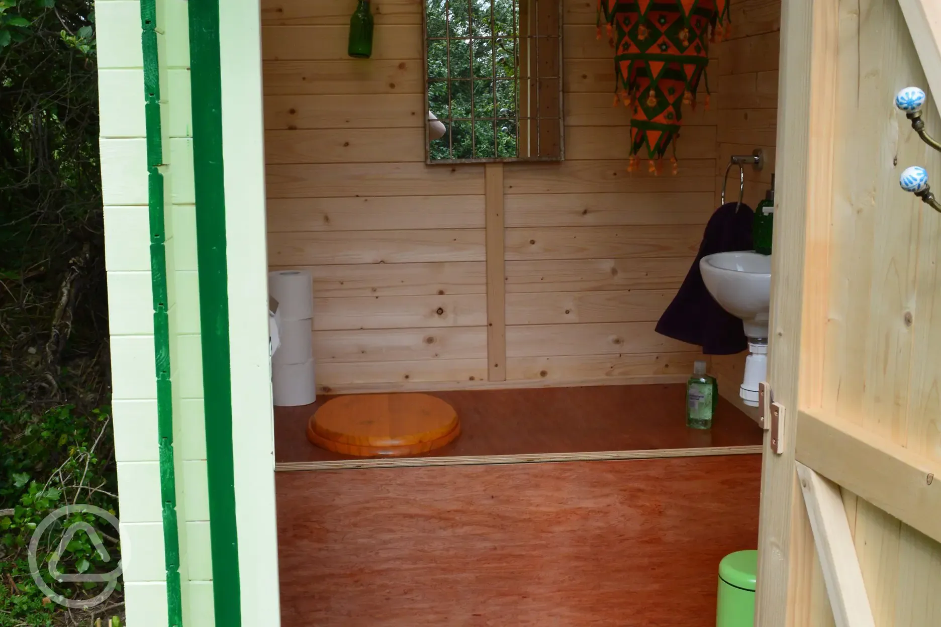 Yurt Compost toilet