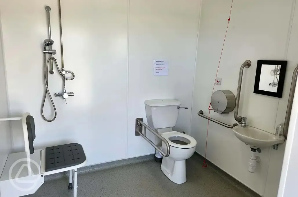 Disabled wet room