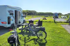 Electric hardstanding pitches Electric hardstanding pitches