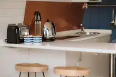 Glamping pod interior Glamping pod interior