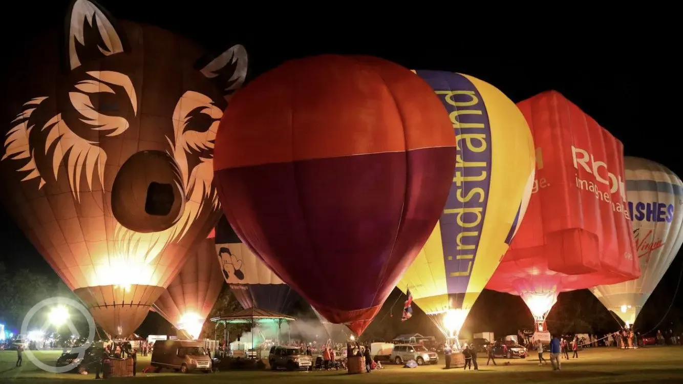 oswestry balloon festival in August 
