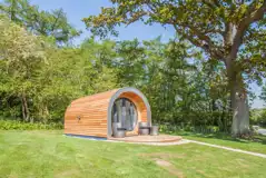 Double glamping pod