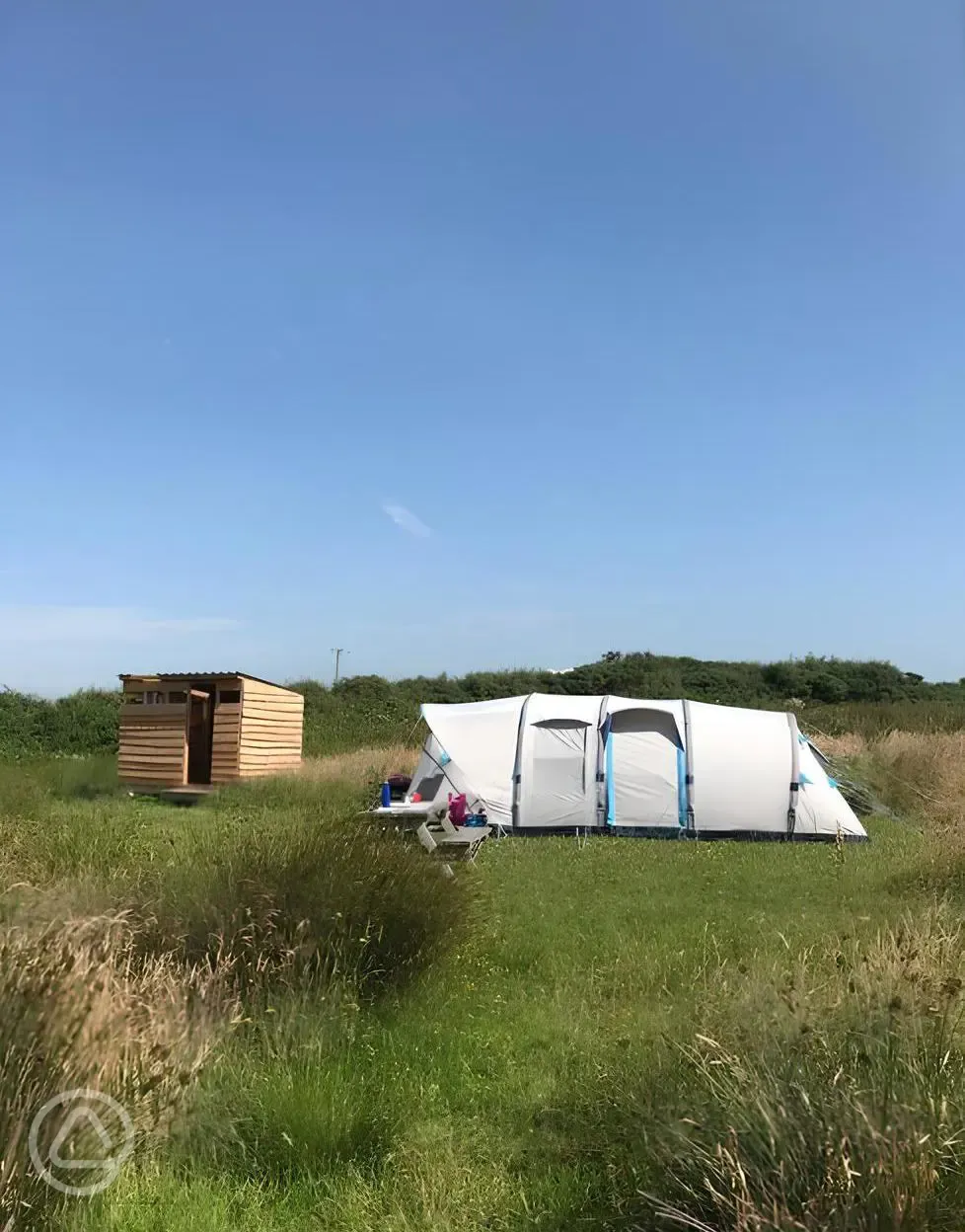 Ensuite non electric meadow pitches