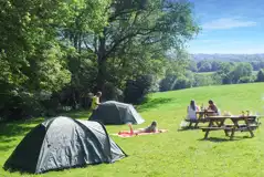 Non electric grass pitches at Campfire Weekends Non electric grass pitches at Campfire Weekends