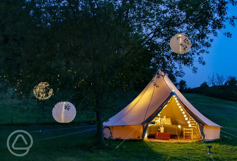Luxury glamping near Chester