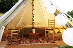 Bell tent interior