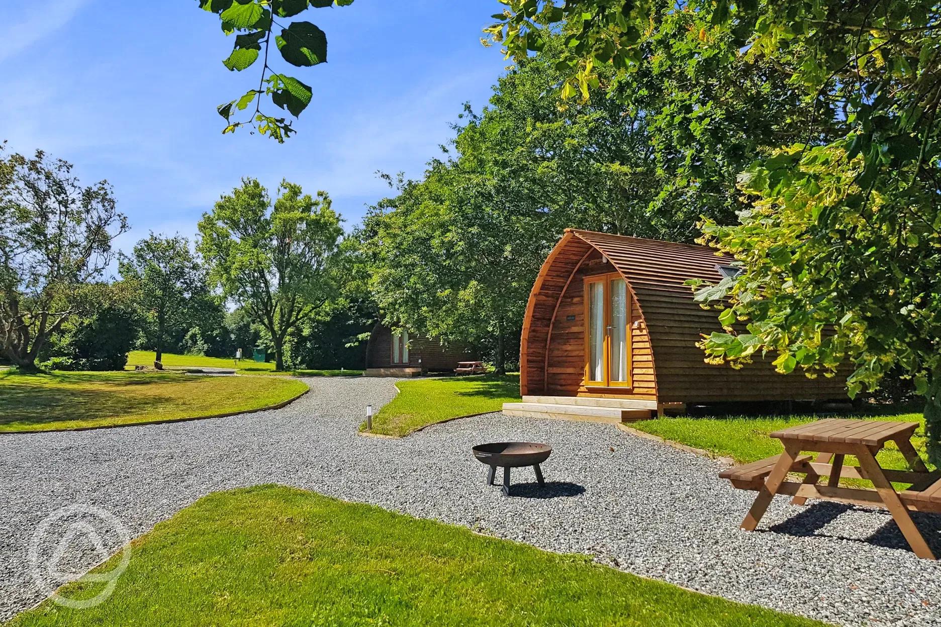 Ensuite Deluxe Wigwam Pods with private fire pits