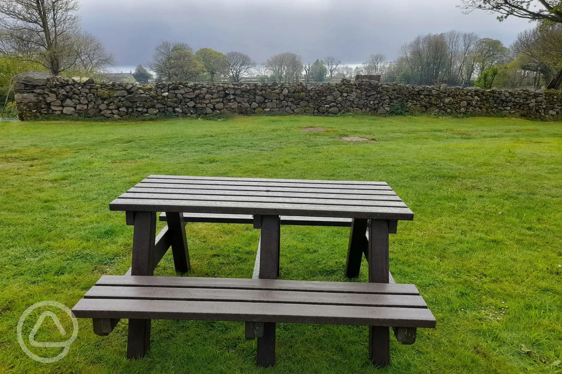 Picnic benches