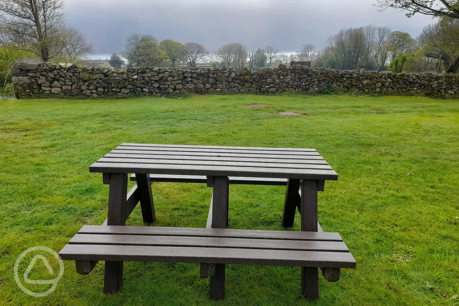 Pitches with picnic tables