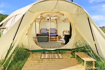 Stargazer bell tent