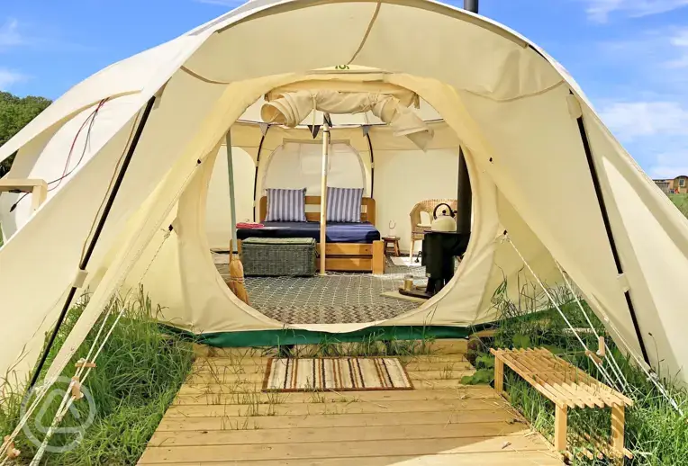 Stargazer bell tent