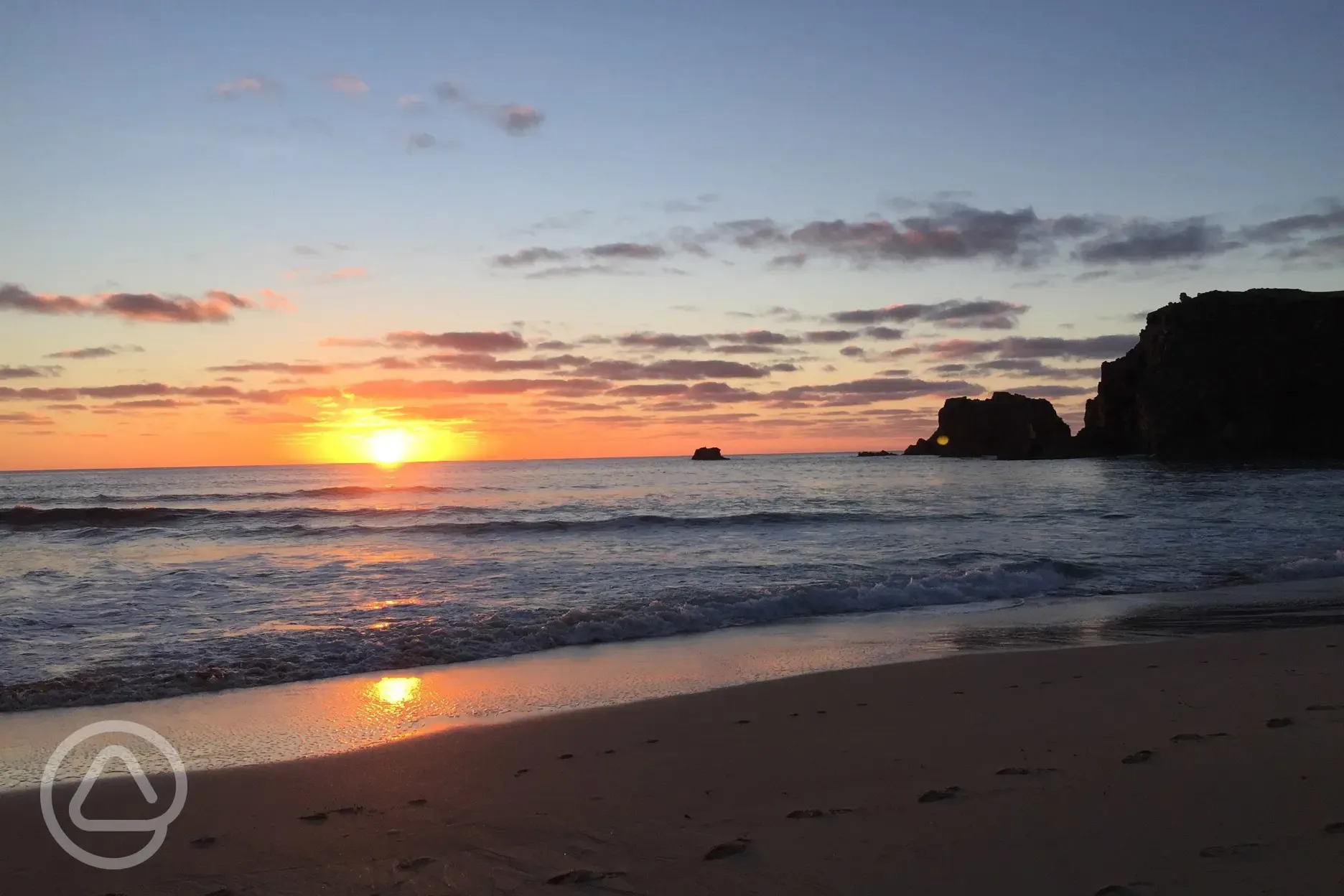 Mangersta Beach faces west and catches incredible sunsets.