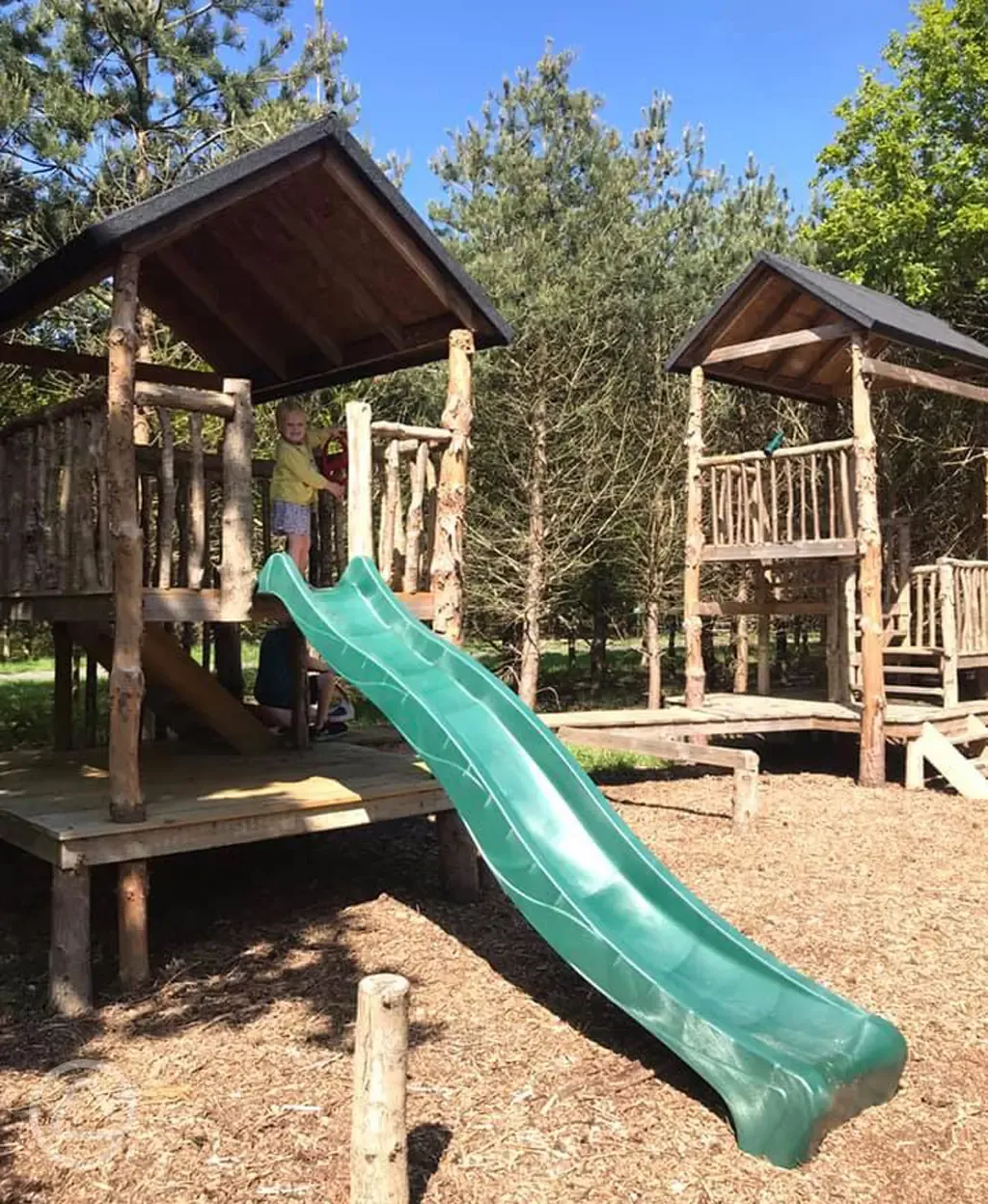 Play area at Old Farm Camp and Touring Site