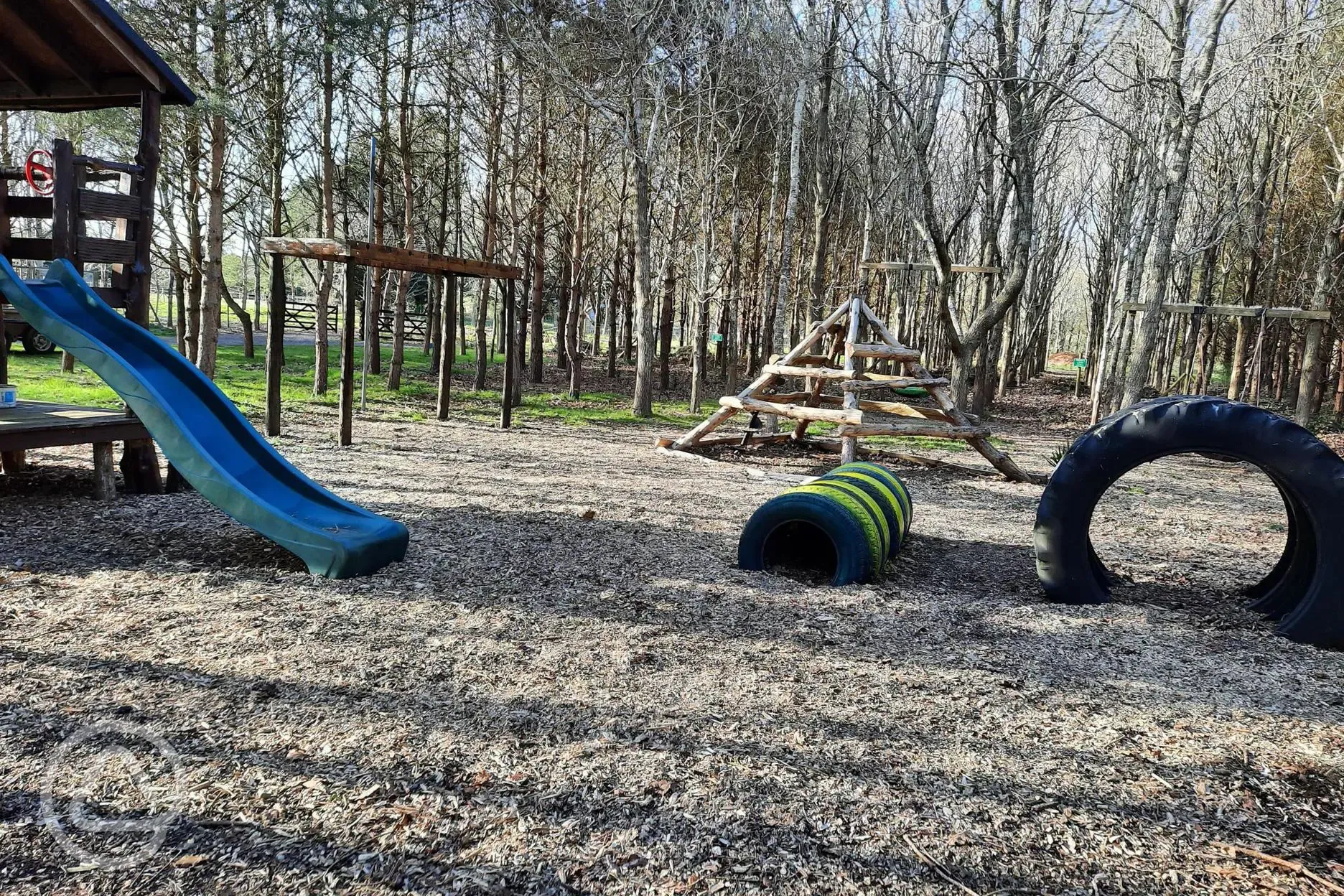 Play area at Old Farm Camp and Touring Site
