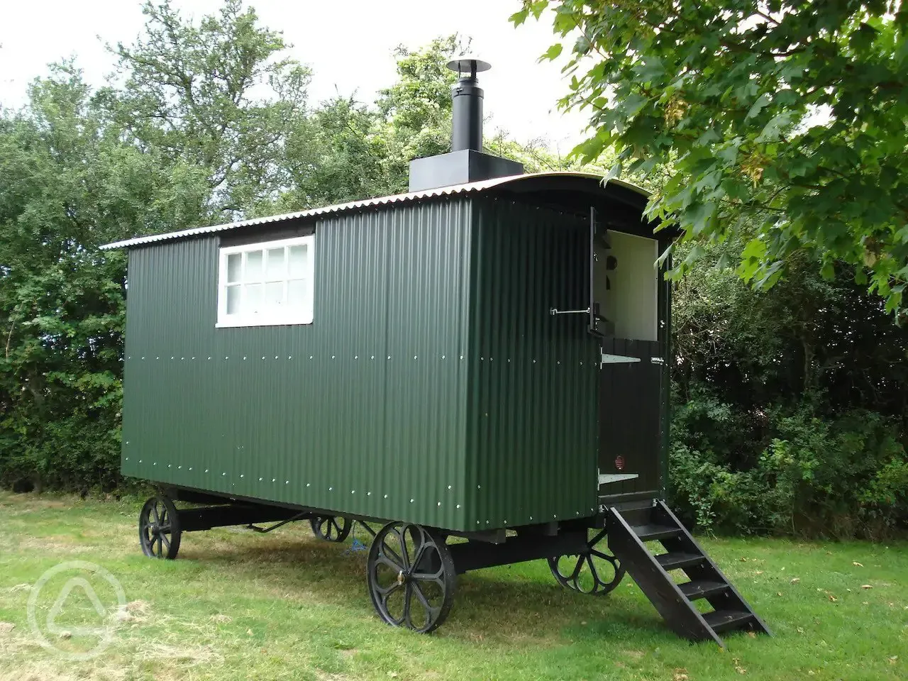 Shepherd's hut built to a traditional design
