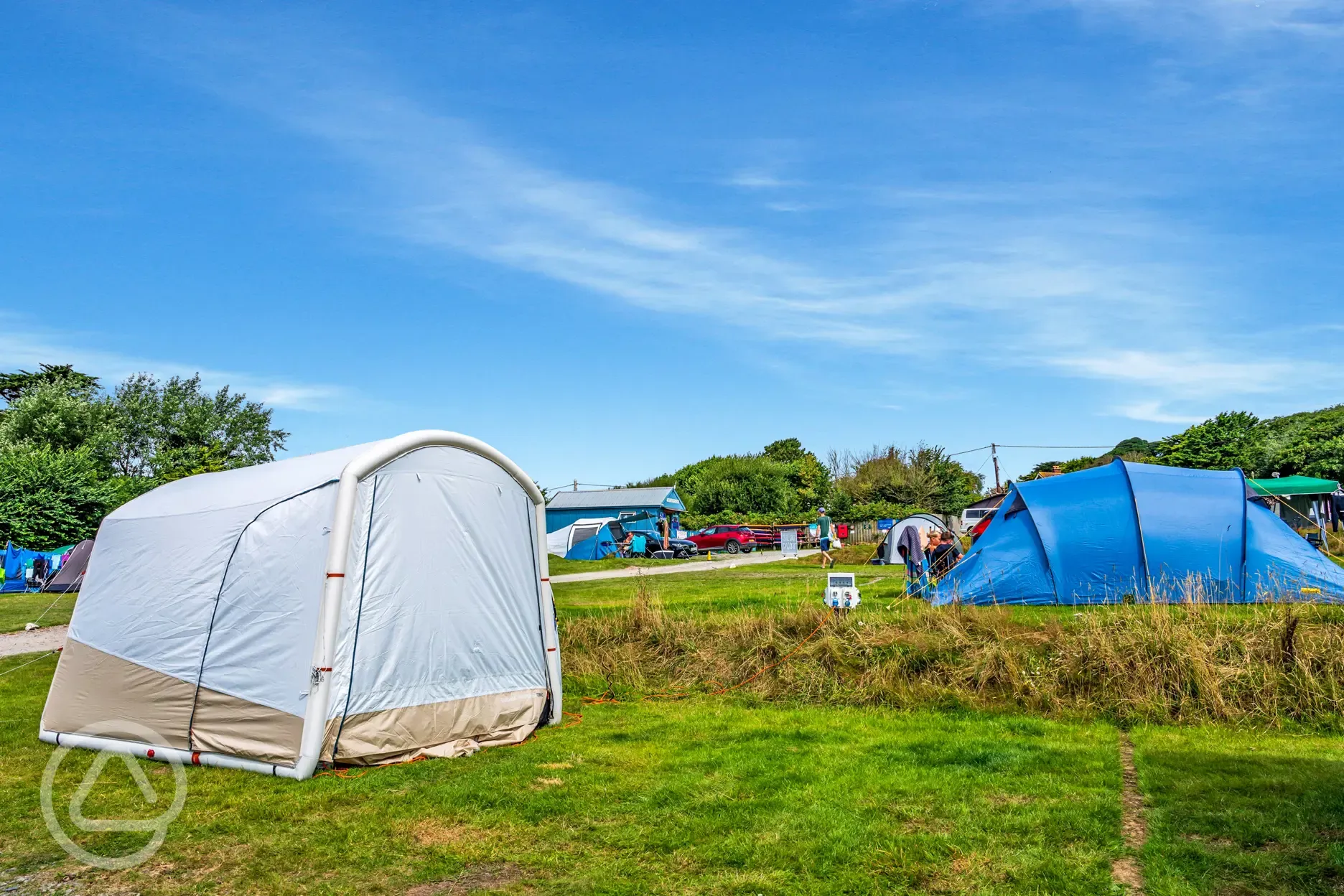 Grass pitches with optional electric