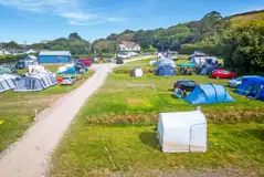 Non electric grass pitches for tents, roof tents, trailer tents and campervans