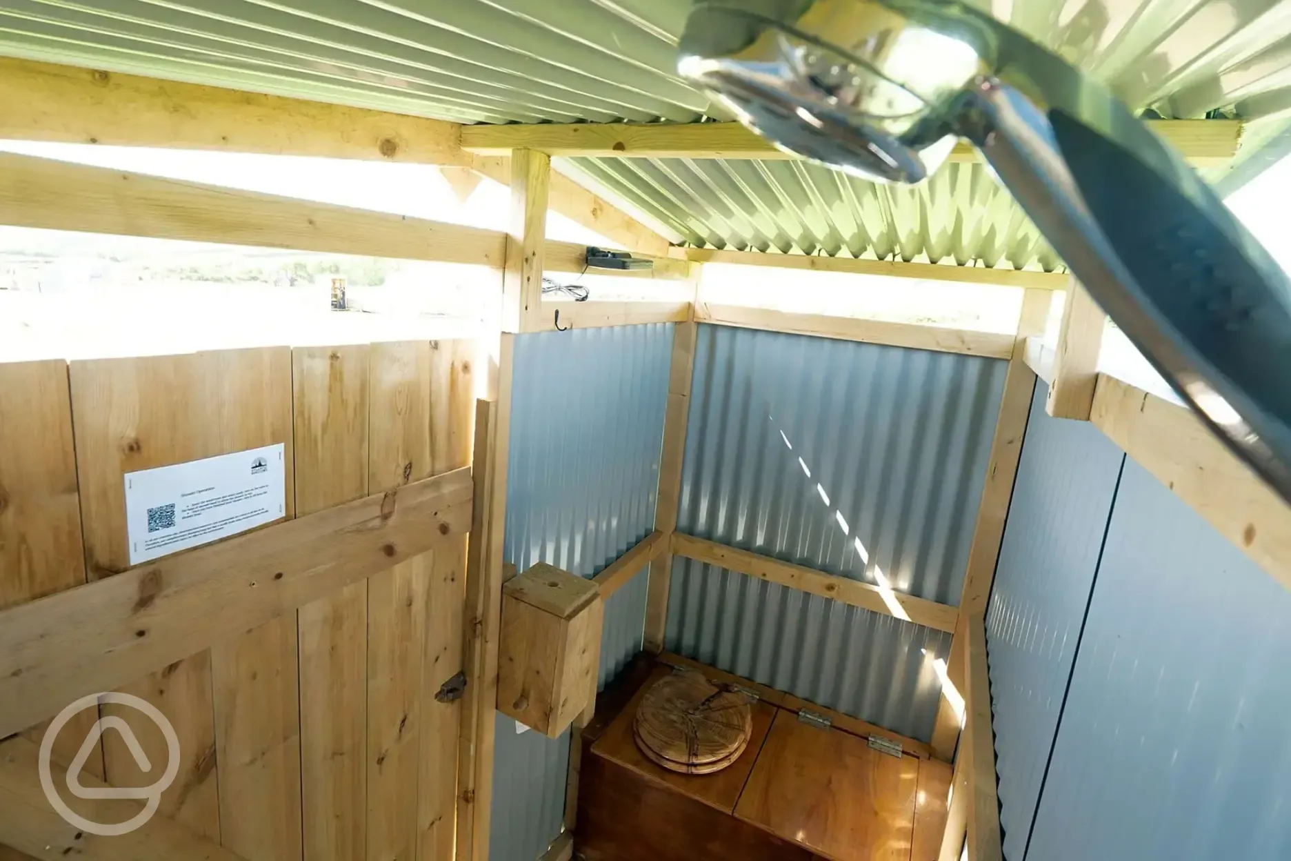 Camping and touring facilities with toilets and showers