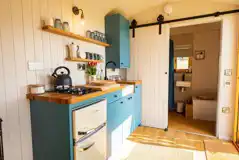 Tamar shepherd's hut interior