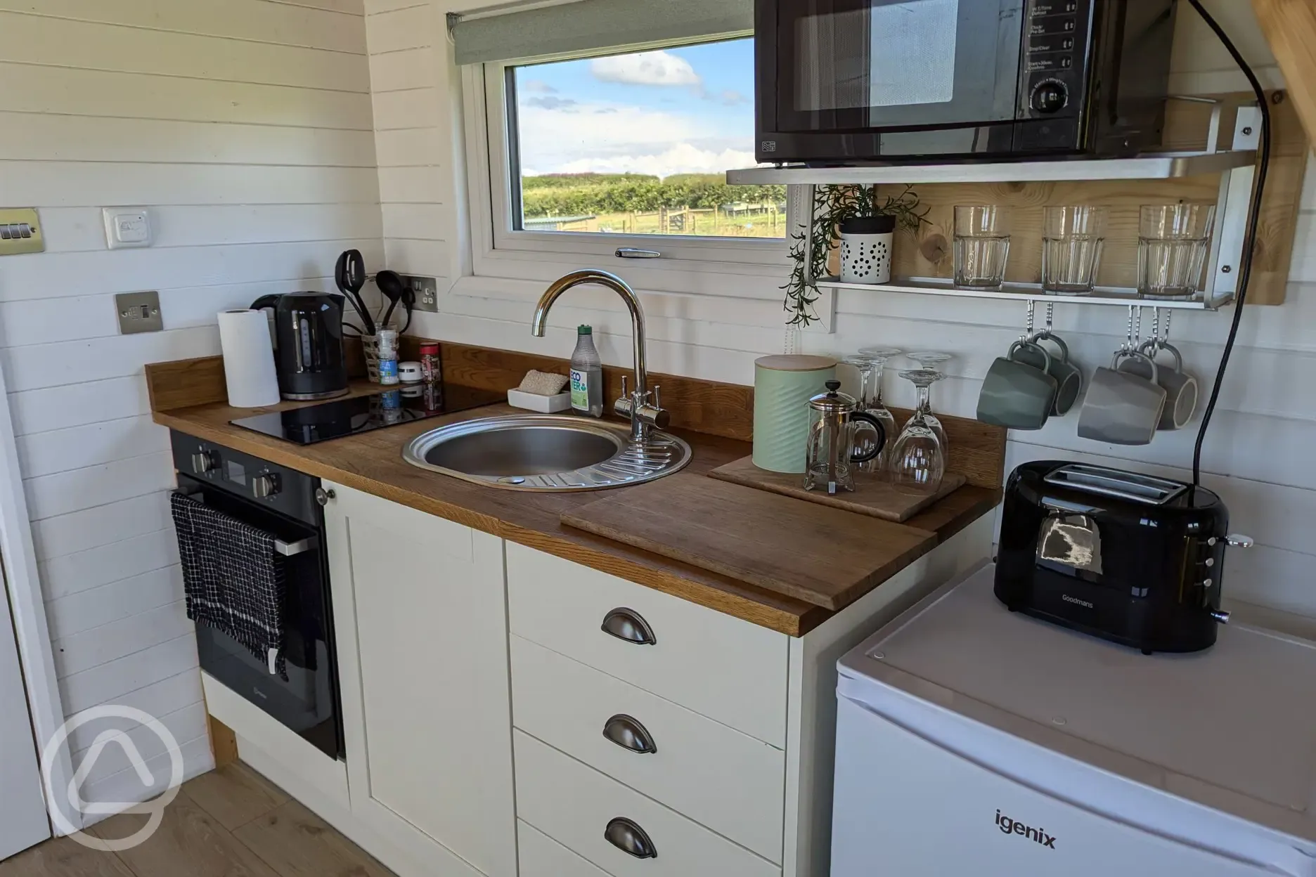 Elegance tiny home kitchen