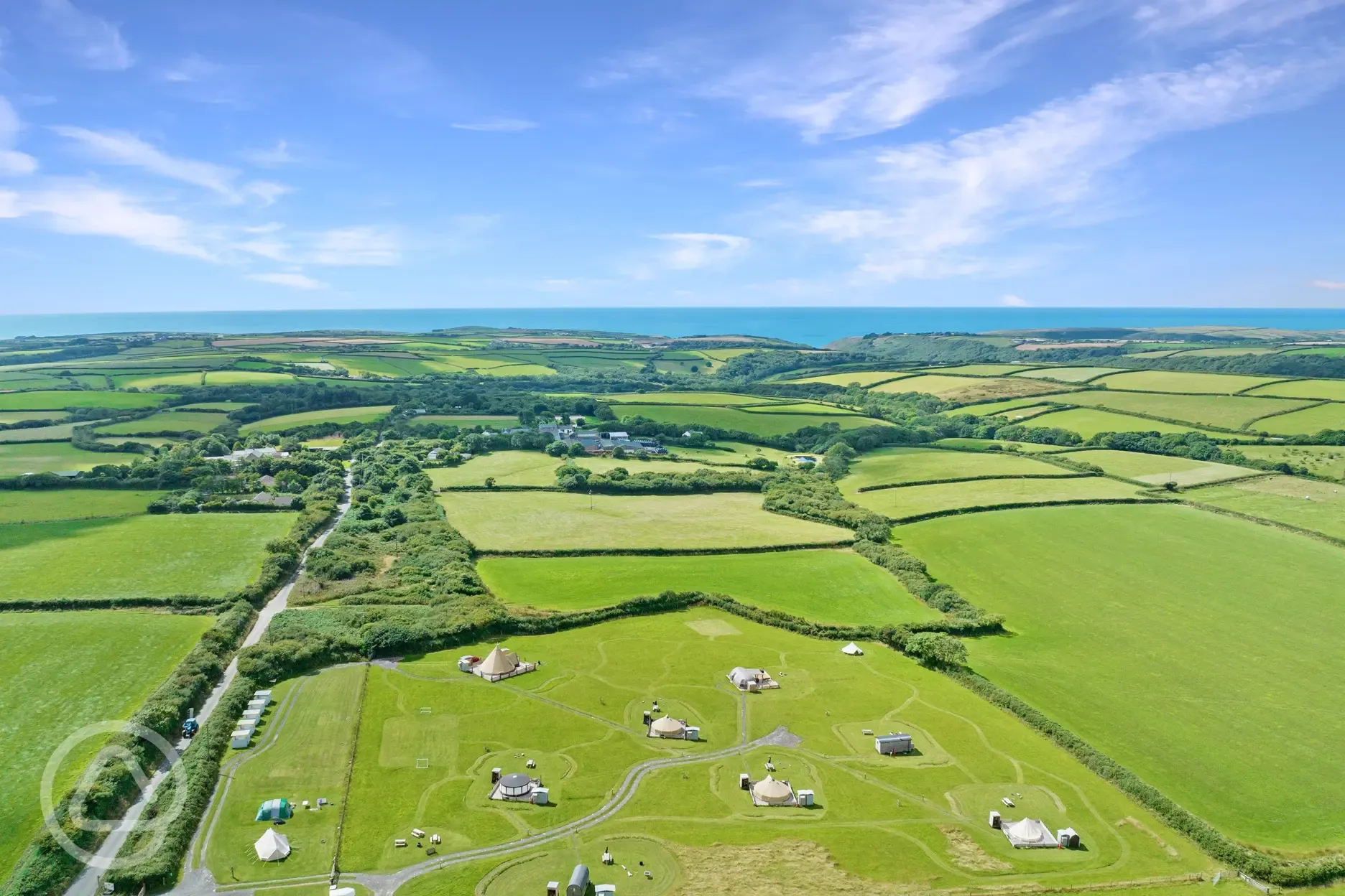 Aerial of Atlantic Horizons with views towards the coast