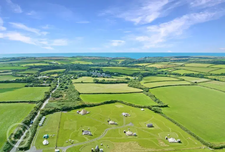 Aerial of Atlantic Horizons with views towards the coast