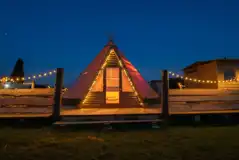 Piran Kata tipi at night