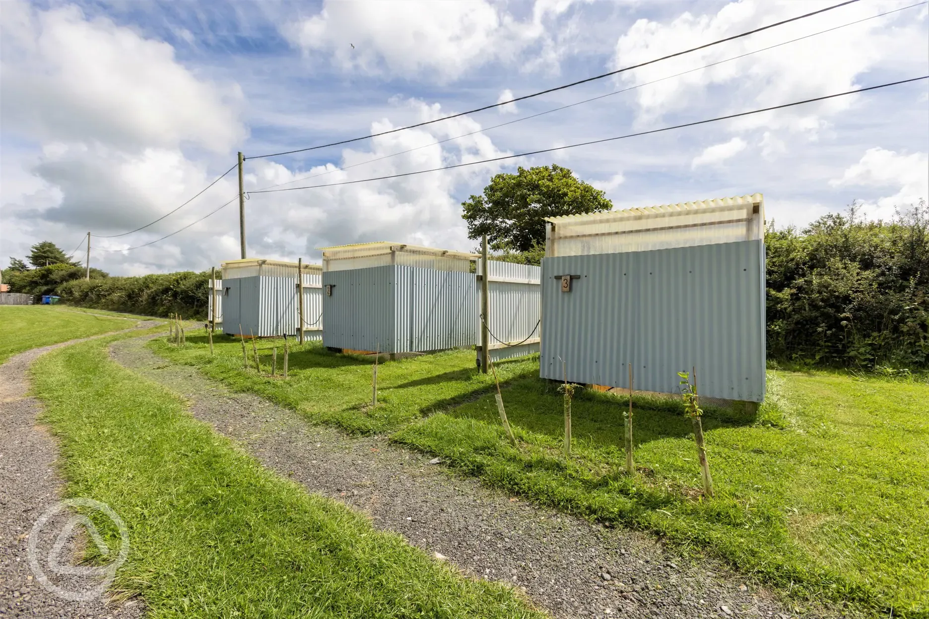 Facilities for camping and touring