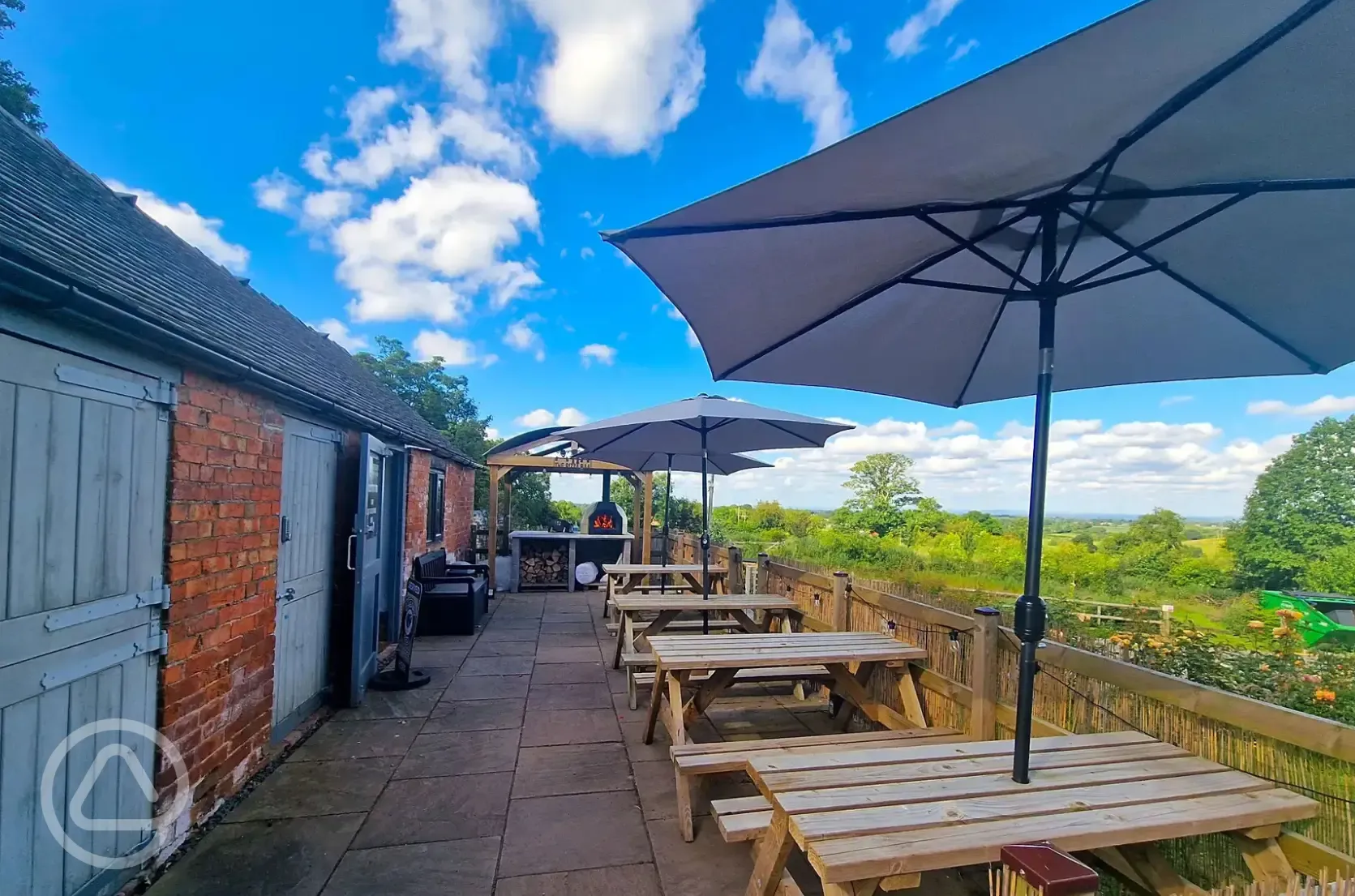 Outdoor seating area