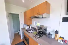 Studio pod cabin kitchen