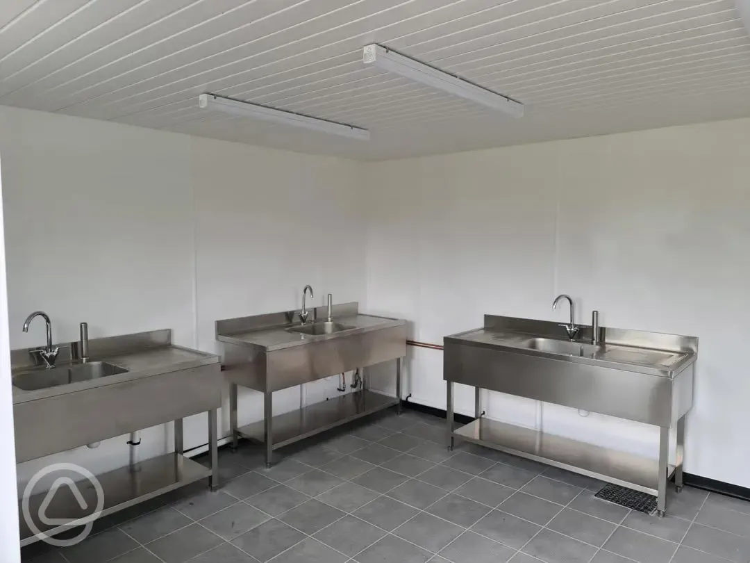 Washing up area 