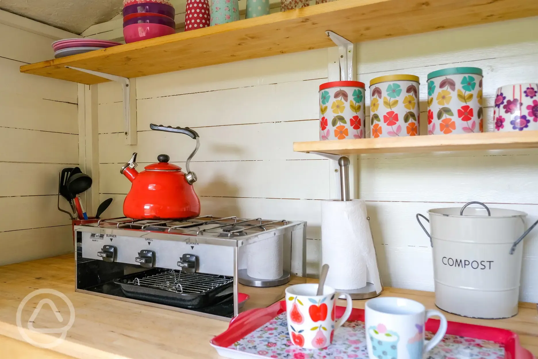 Cooking facilities in private kitchen