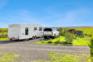 Electric hardstanding pitches with 13 amp hook ups