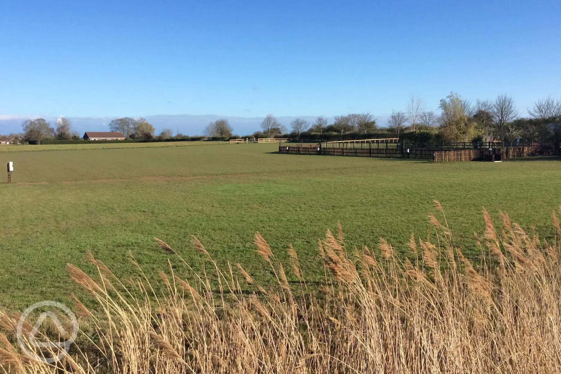 View across site