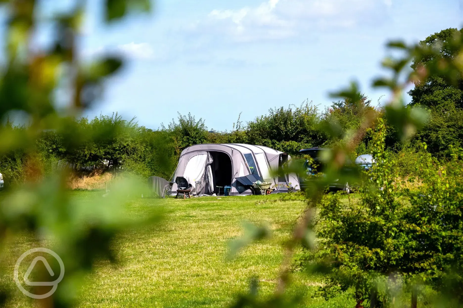 Serviced grass pitches (optional electric)