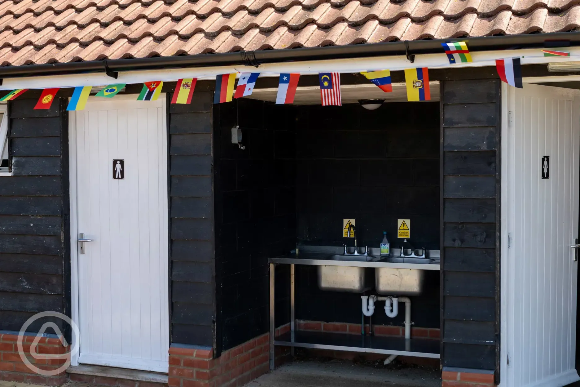 Washing up area