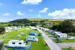 Aerial view of the electric hardstanding pitches