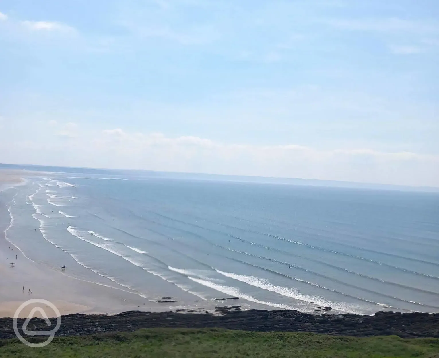 Nearby Saunton Sands Beach 