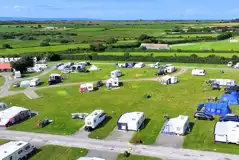 Aerial of the campsite