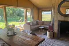 Sandpiper safari tent interior